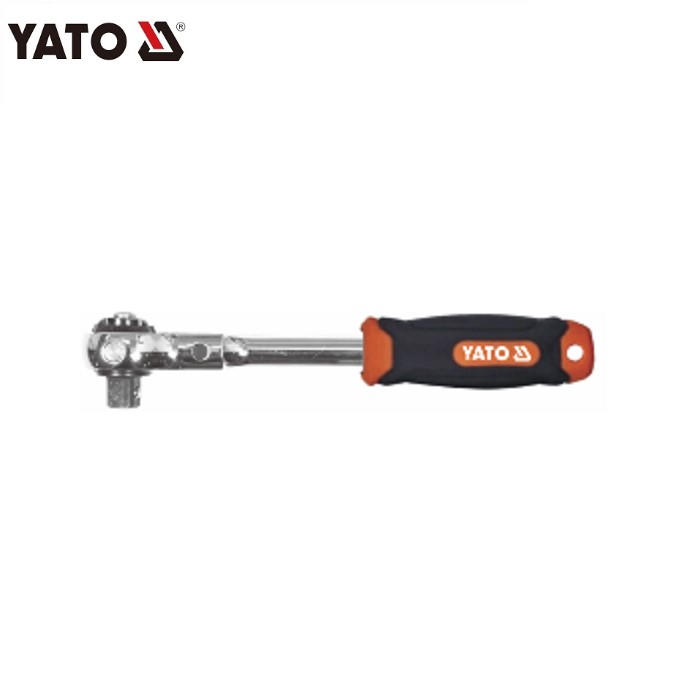 YATO YT-07202 مقبض بسقاطة مرن مع رأس دائري 1/2 مفتاح ربط للأدوات اليدوية