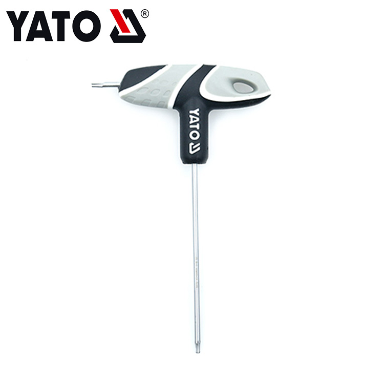 YATO कस्टम T-HANDLE TORX KEY सेट ऑटो मरम्मत निर्माण उपकरण एलन कुंजी T प्रकार विनिर्देश YT-05601