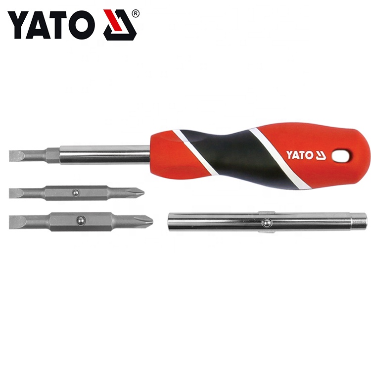 YATO 6-IN-1 SCREWDRIVER INTERVANGEABLE SET AUTO REPAIR INDUSTRY ALAT PROFESIONAL YT-25971