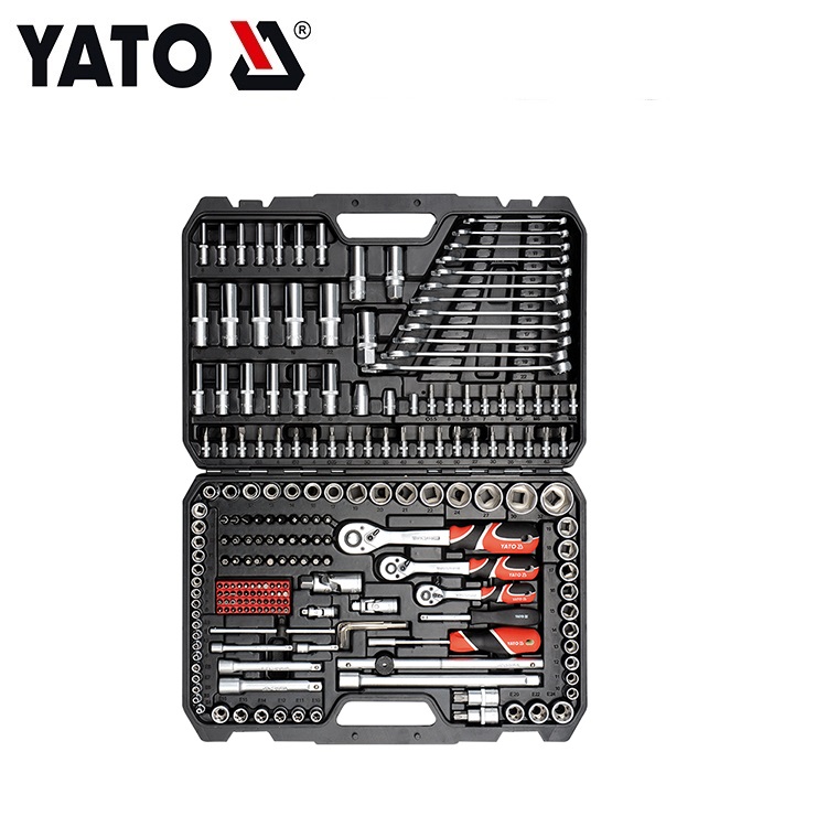 YATO हाई ग्रेड 215 Pcs कार रिपेयर हैंड टूल्स सेट सॉकेट सेट YT-38841