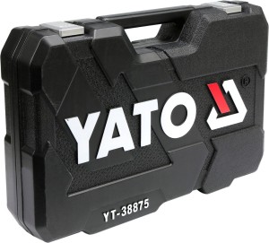 YATO INDUSTRIAL 126-delige handgereedschap doppenset steeksleutel gereedschapsset