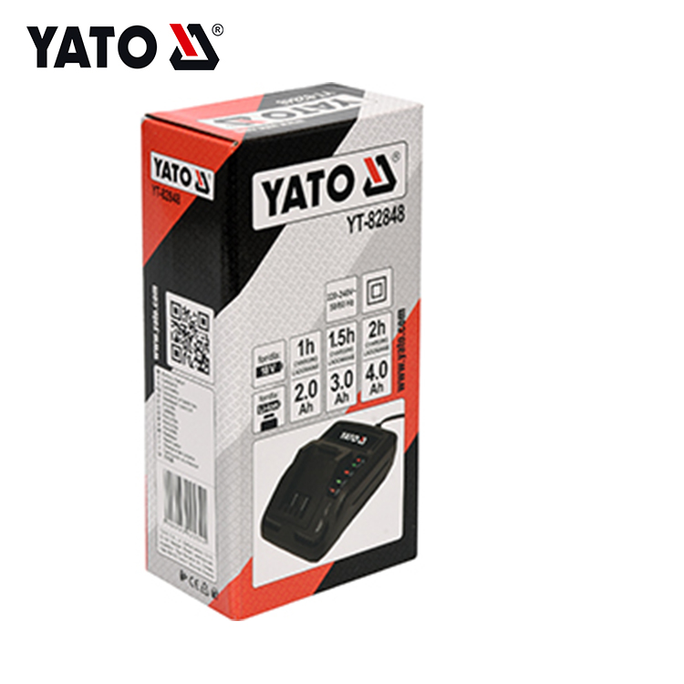 YATO बिजली उपकरण सहायक उपकरण चीन फैक्टरी प्रत्यक्ष बिक्री त्वरित चार्जर 18V --- ईयू प्लग YT-82848
