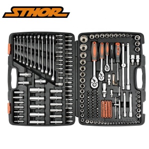 1/2 216PCS Auto Repair Hand Tools Tool Set Screwdriver Tool Box Set Professional