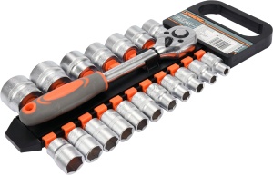 YATO Dismantling Tools Home Use Hand Tools Socket Wrench Box Hand Tool Set 1/2