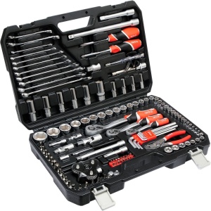 Yato 125PCS Professional Hand Tools Socket Set Multi Open End Wrench Tool Set Tool Bag Set