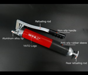 YATO GREASE GUN 800CC ZINC TUBE AND HANDLE 1 0Z / 40 TIMES YT-07043
