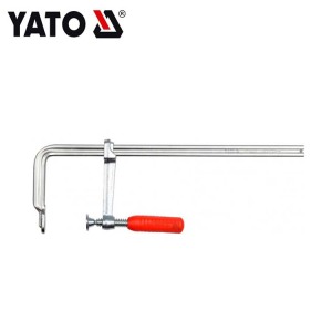 YATO Hot Selling Heavy Duty Forged F Clamp 900X120Mm Chromed Woodworking