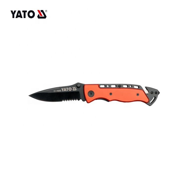 YATO Outdoor Praktický ostrý nůž Multifunkční kapesní skládací užitkový nůž