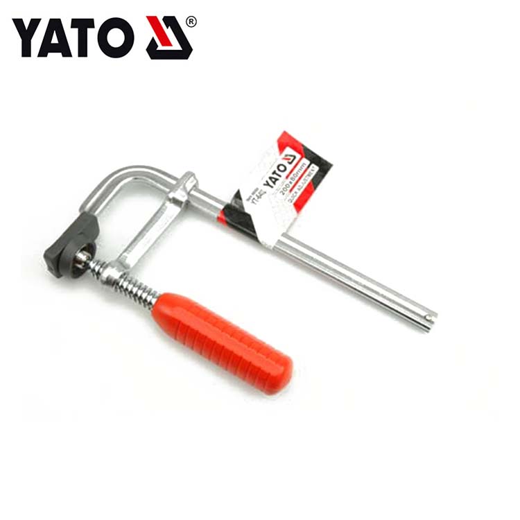 Yato Stainless Steel Construction Tools  Forged F Clamp 200X80MM CHROMED