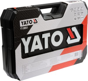 Alat mekanik ndandani otomatis YATO nyetel merek Eropa 173PCS YT-38931
