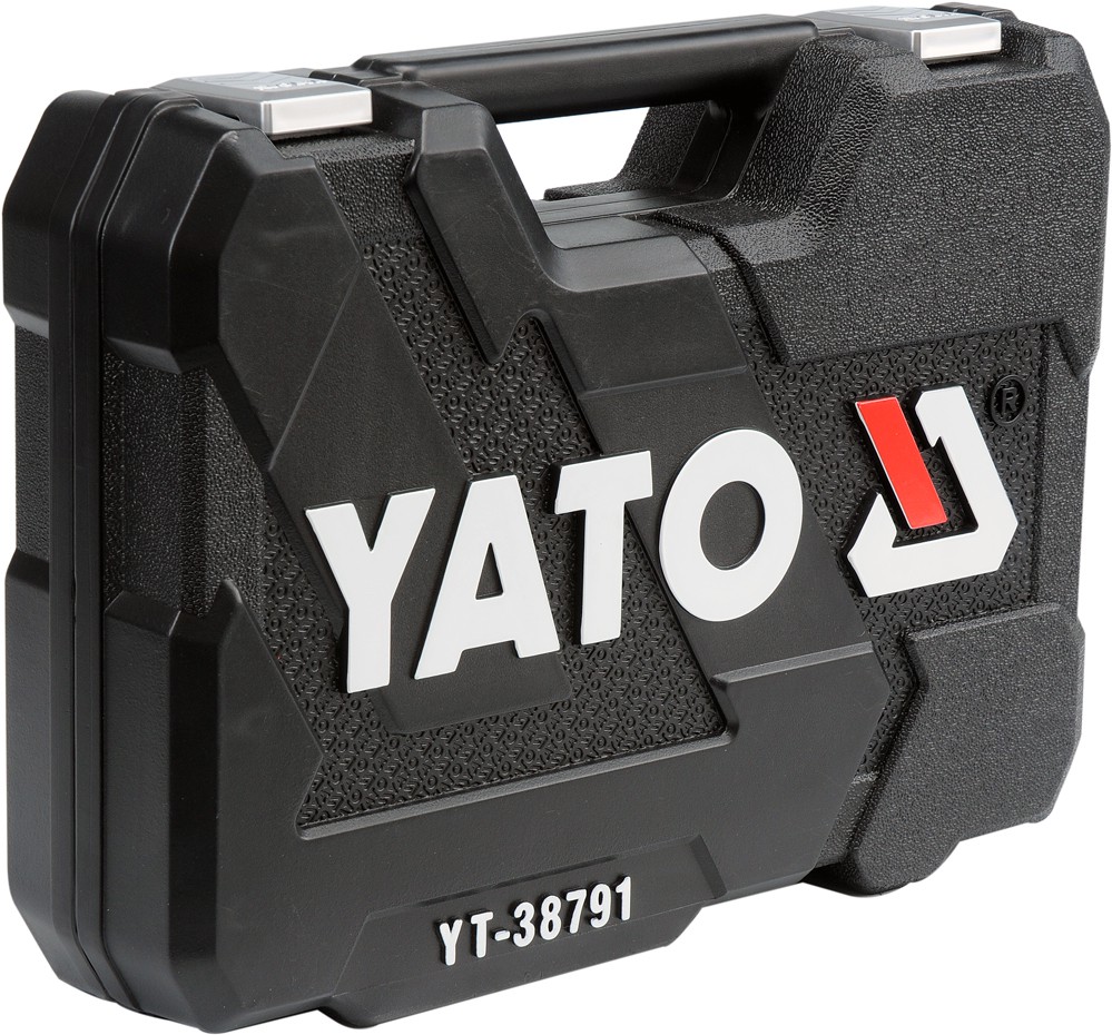 YATO prenosni in kompaktni komplet orodij za izvijače s 108 ključi YT-38791