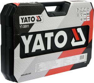 YATO YT-38911 HOLD TOOLS SOCKET WRENCH TOOL SET ENGINEER AUTO MAINTENANCE مجموعه جامع سوکت مجموعه 1/4